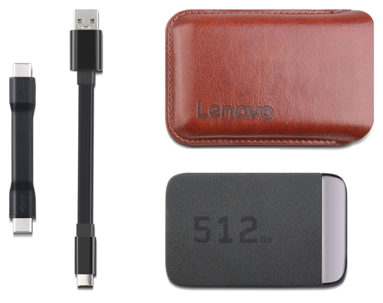 Lenovo USB-C ソリッド・ステート・ドライブ (SSD) - 256GB, 512GB
