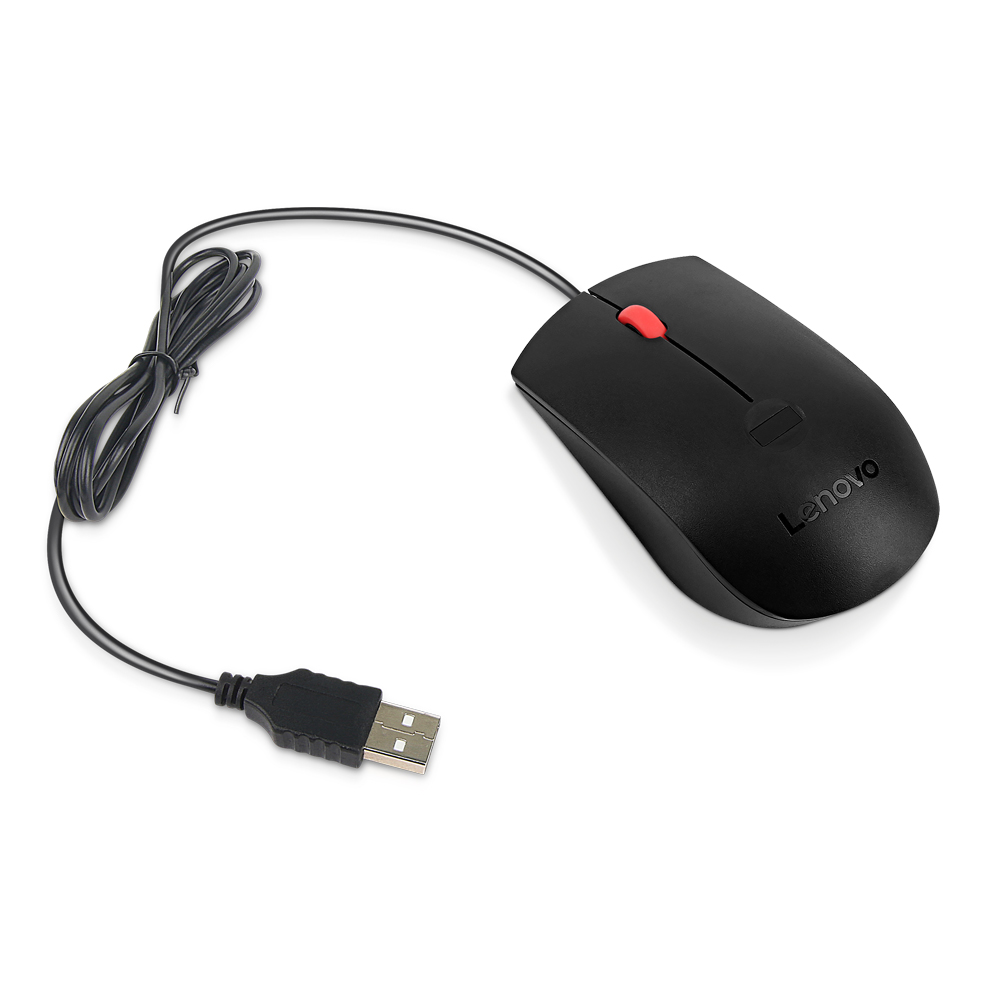 Ratón USB biométrico de huellas dactilares de Lenovo : descripción