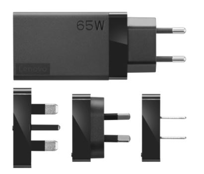 Adaptateur secteur USB-C compact 65 W de Lenovo (CE)