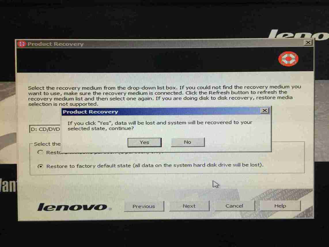 Windows 7 が初期搭載のシステムのリカバリーディスクを作成して使用する - ThinkPad, ThinkCentre - Lenovo  Support CR