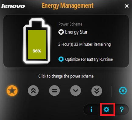 How to perform battery using Energy Management - ideapad Lenovo Support US