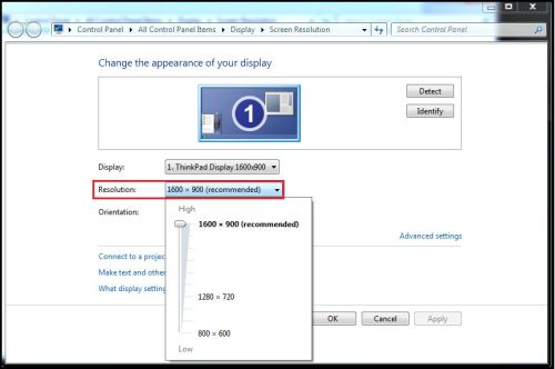 Как установить фото на экран ноутбука How to Adjust Screen Resolution - Windows 7 - ThinkCentre, ThinkPad, ThinkStatio