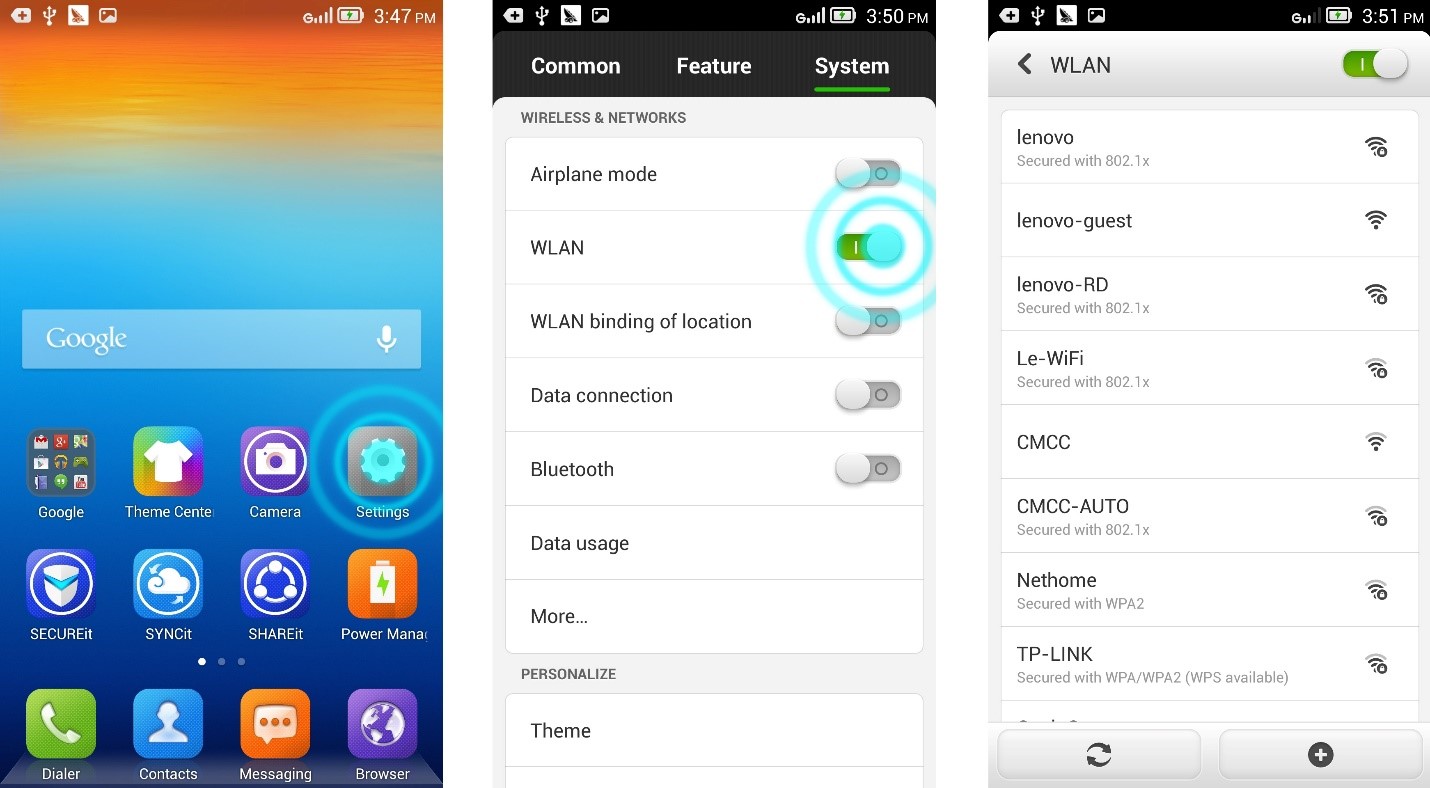 Wi-Fiを設定する - Android /スマートフォン/タブレット - Lenovo ...