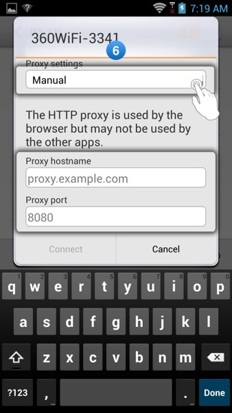 C mo configurar la configuraci n de proxy al conectarse a Wi Fi