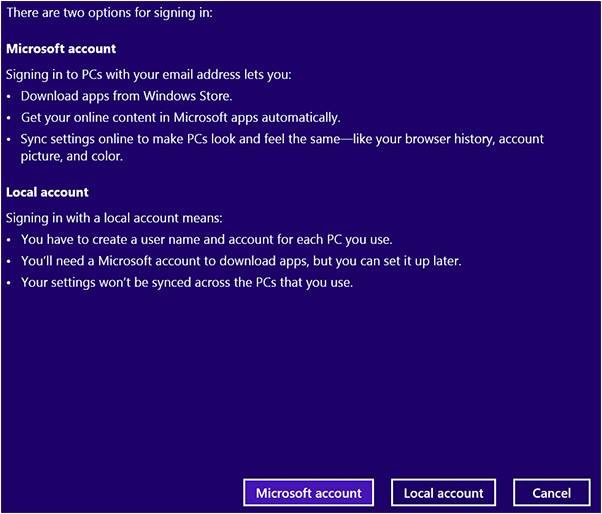 Local account vs. Microsoft account: Which one should I use?
