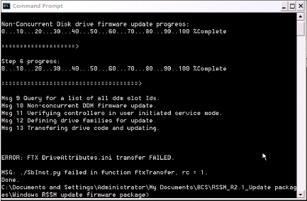 Load firmware failed. RSSM.