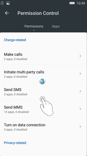 Permissions controller