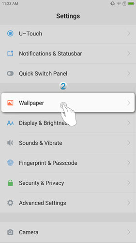 How to customize lock screen wallpaper - Lenovo VIBE Z2 Plus - Lenovo  Support SG