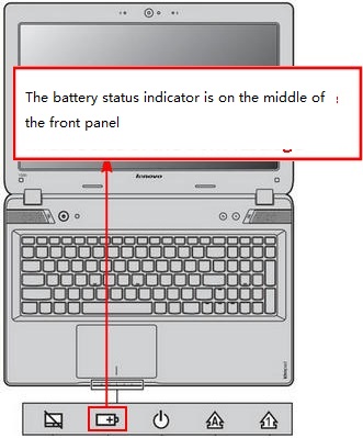 Ubicación del indicador de estado de la batería - ideapad - Lenovo Support  US