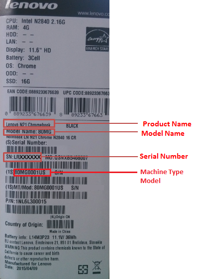How to find serial numbers - PC - Lenovo Support US