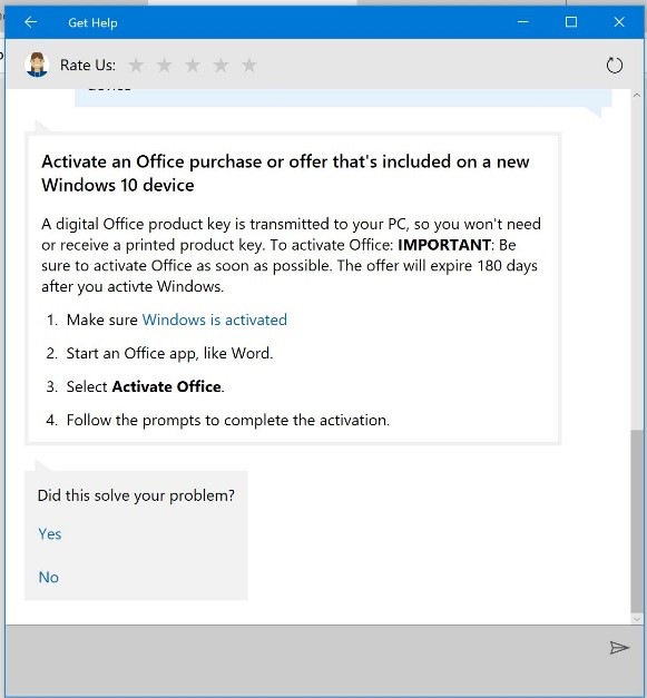How to use 'Get Help' for Microsoft Office activation - Windows 10 - Lenovo  Support SV