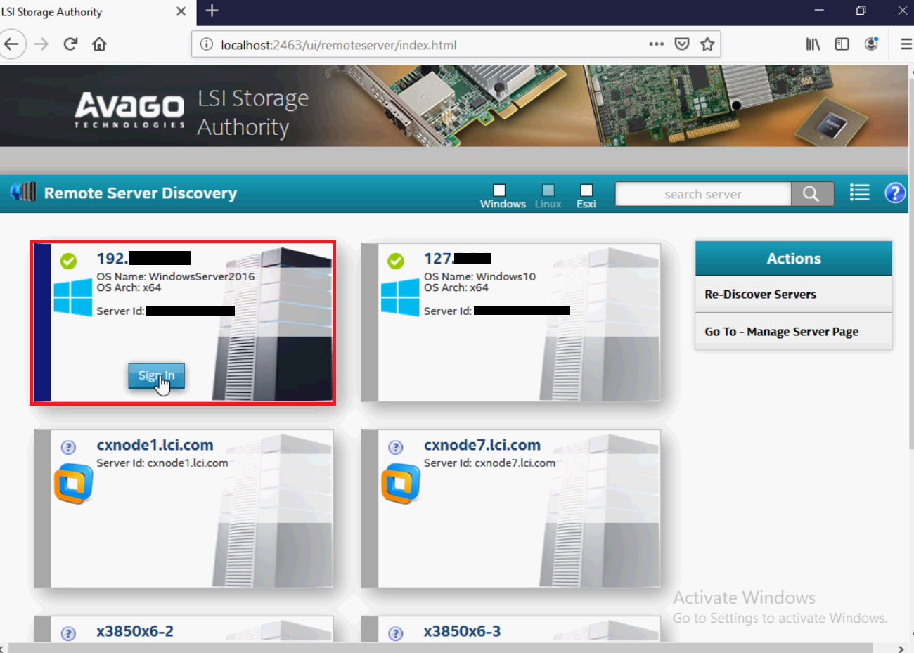 Lsi storage authority. Lsi storage authority
