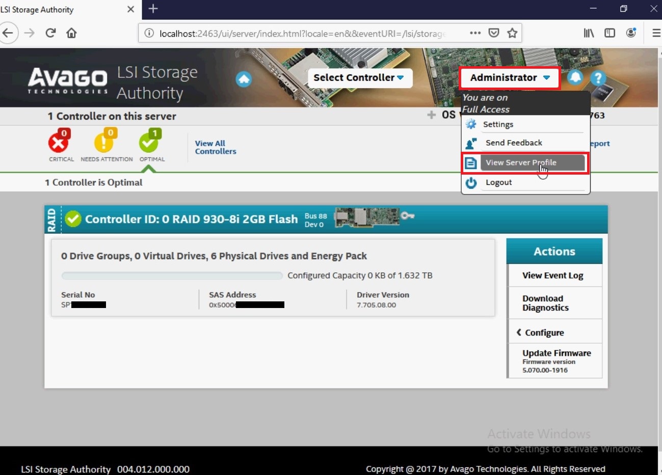 Lsi storage authority. Lsi storage authority