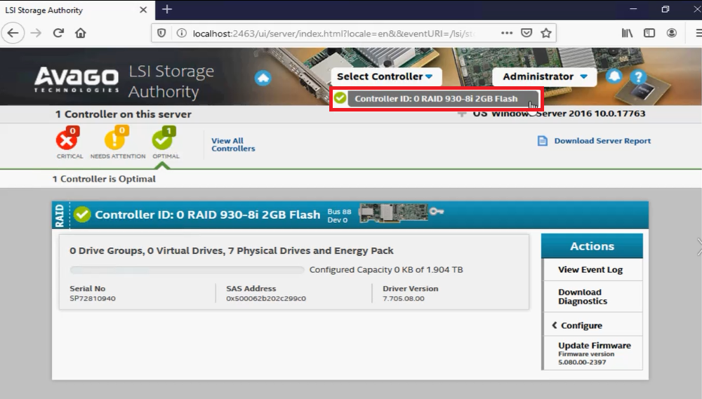 Lsi storage authority. Lsi storage authority