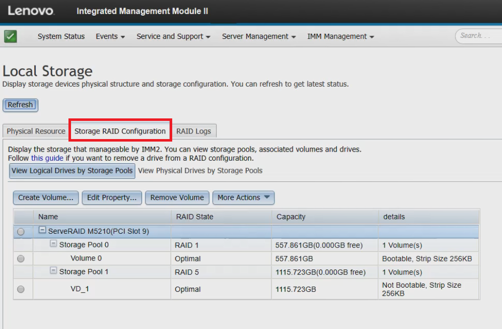 Raid configuration. Raid- контроллер Lenovo THINKSERVER куда это.