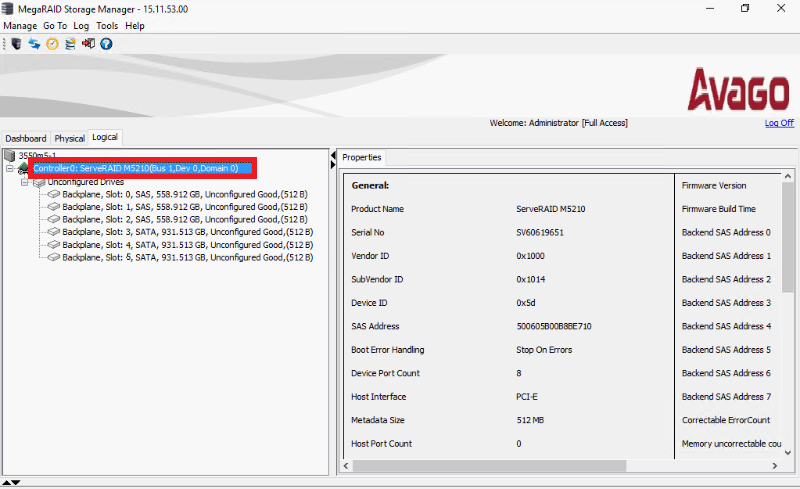 Lsi megaraid storage manager