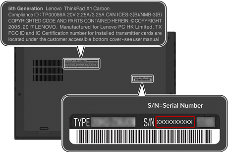 How to find a Lenovo serial number and warranty information