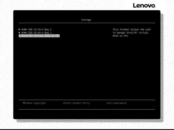 Vmd intel controller driver. Intel Raid 1 Volume (931 ГБ). UEFI Lenovo.