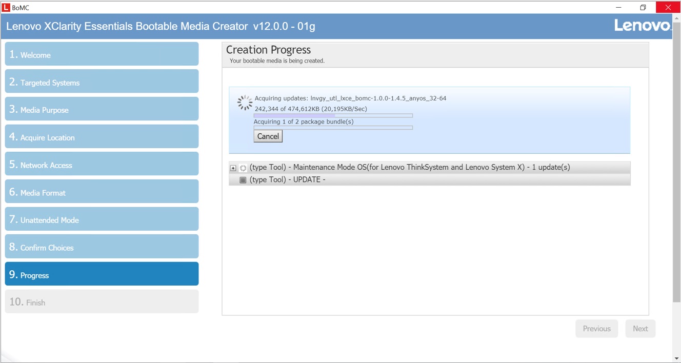 Как создать образ Lenovo XClarity Essentials Bootable Media Creator и  обновить прошивку для систем ThinkAgile HX - Lenovo Support US