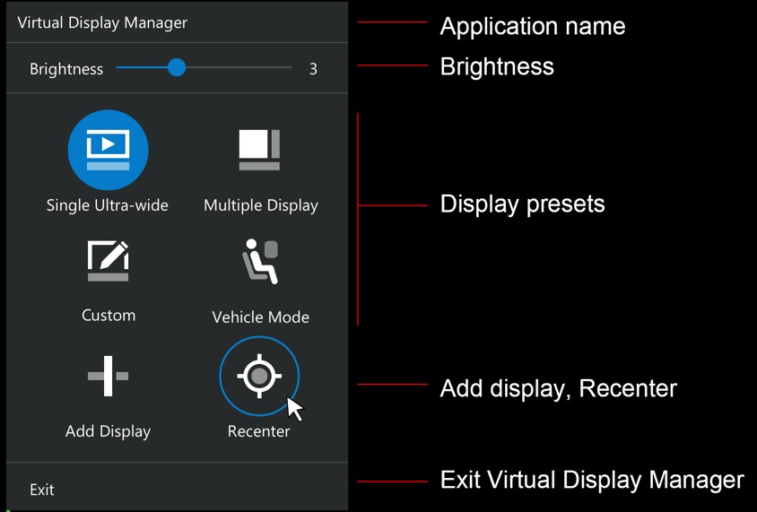 Virtual display