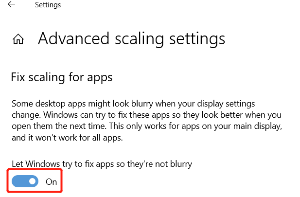 How to fix apps that appear blurry in Windows 10 or Windows 11 - Lenovo  Support US