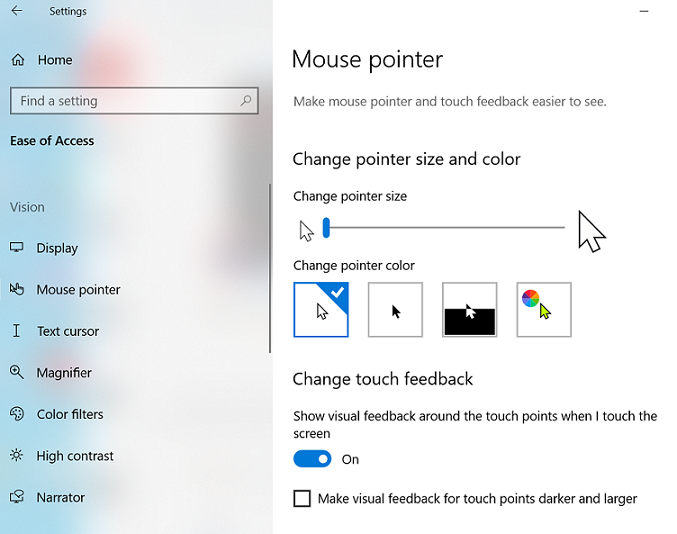 How to customize the size, shape, and color of your mouse pointer - Lenovo  Support US