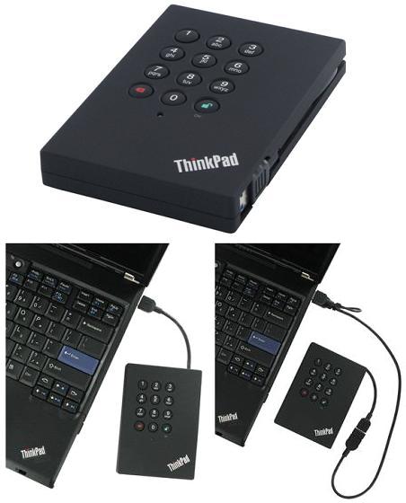 500GB, 750GB, 1TB and 2TB ThinkPad USB3.0 Secure Hard Drives