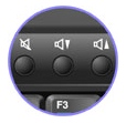Volume control buttons