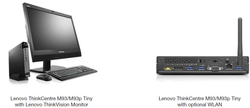 lenovo thinkcentre tiny desktop m93p