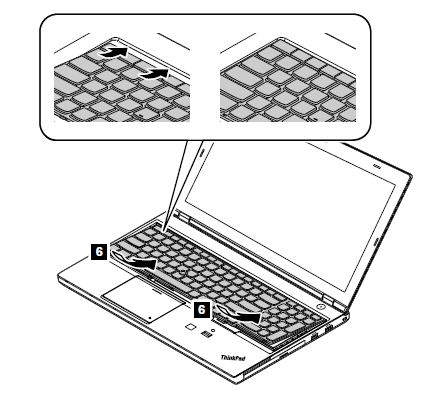 Removal and Installation steps of keyboard - ThinkPad T540p and W540 -  Lenovo Support HR