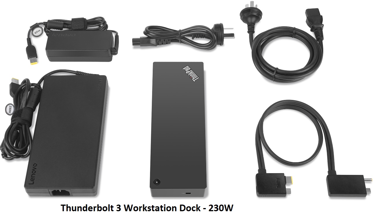 ThinkPad Thunderbolt 3 Workstation Dock (230W/170W) - Overview and 